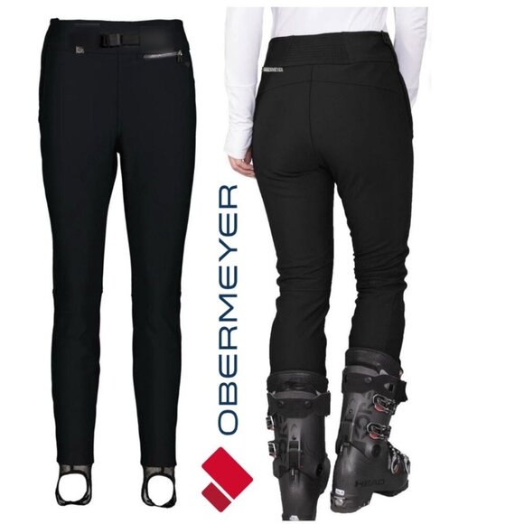 Obermeyer Jinks ITB Softshell Pants with Belt Women's, Size 10, Ski/Outdoor Gear - Picture 1 of 16